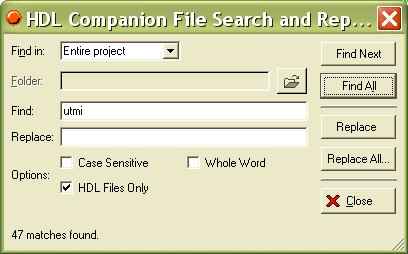 Text Search Dialog