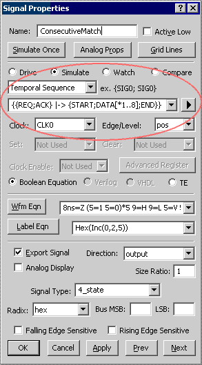 Signal properties