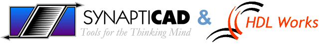 SynaptiCAD-HDLWorks logo SynaptiCAD-HDLWorks logo