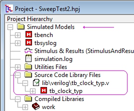 Library search file folder in Project Window